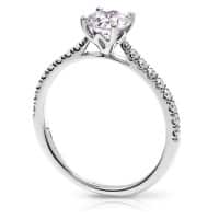 Picture of a our Adeline Round Diamond Shoulder Engagement Ring for customers to see
