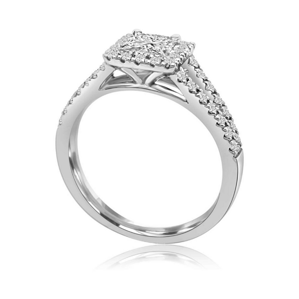 Alana Princess Diamond Engagement Ring The Diamond Ring Company