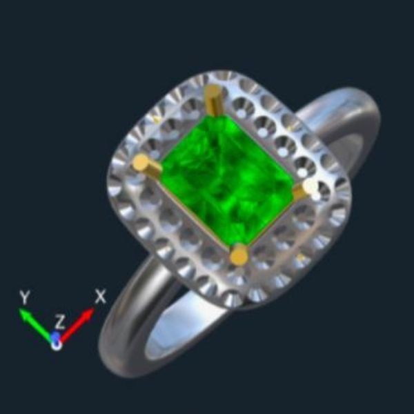 CAD - Custom Engagement Ring design process