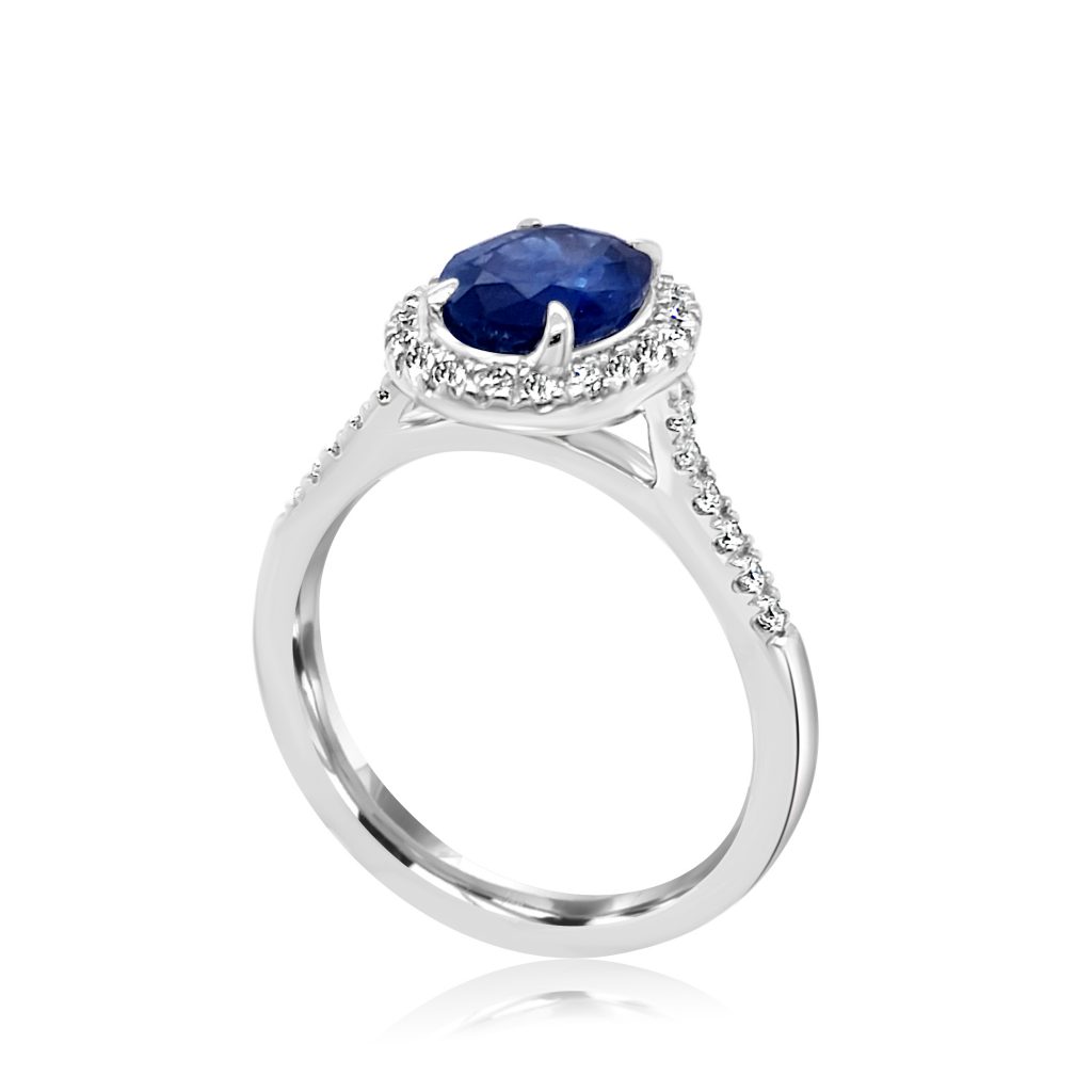 Image of 1.90ct Sapphire Engagement Ring
