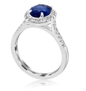 Image of 1.90ct Sapphire Engagement Ring