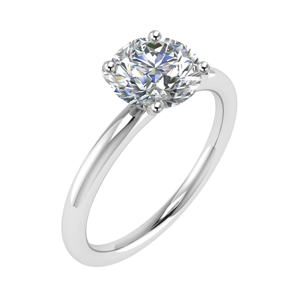 Alicia Round 6 Claw Lab Grown Diamond Engagement Ring