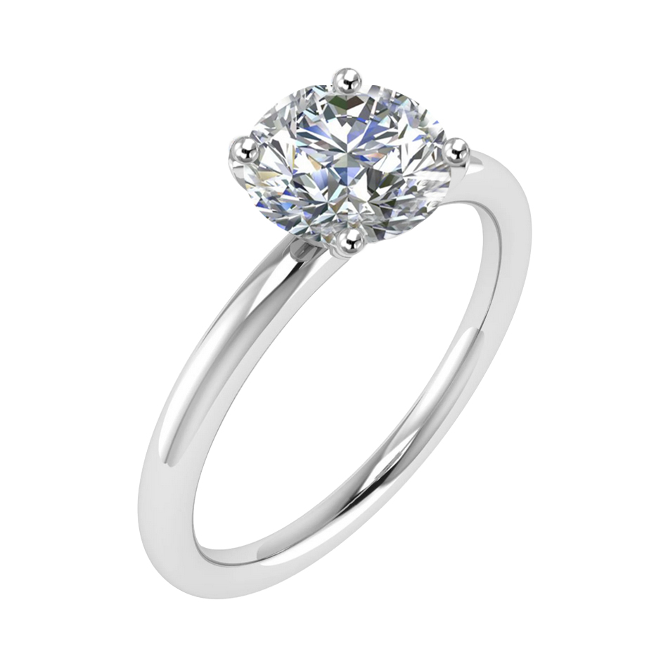 Imogen Platinum Engagement Ring Band