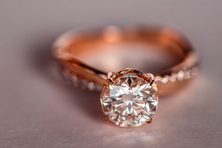 Rose Gold Diamond Ring in Hatton garden small picture