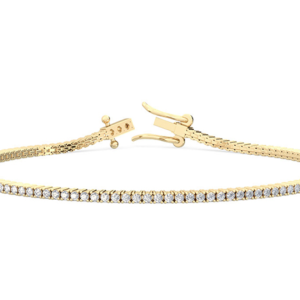 Tennis Bracelet 1ct 18k Yellow Gold – Hatton Garden Jeweller
