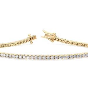 Tennis Bracelet 2ct 18k Yellow Gold – Hatton Garden Jeweller