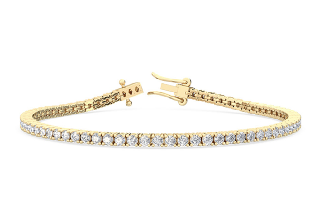 Tennis Bracelet 3ct 18k Yellow Gold - Hatton Garden Jeweller