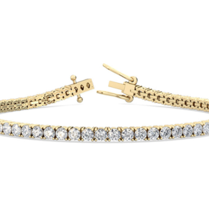 Tennis Bracelet 4ct 18k Yellow Gold – Hatton Garden Jeweller