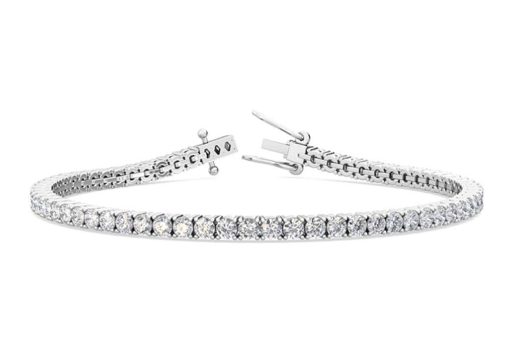 Tennis Bracelet 4ct Platinum &#8211; Hatton Garden Jeweller