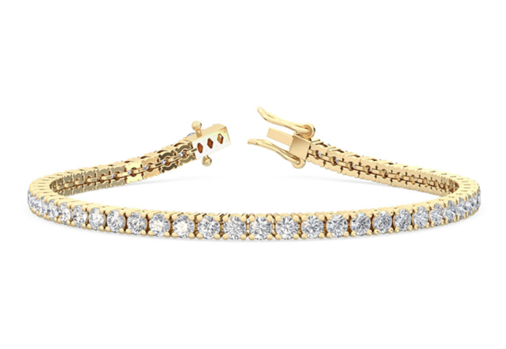 Tennis Bracelet 5ct 18k Yellow Gold - Hatton Garden Jeweller