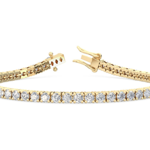 Tennis Bracelet 5ct 18k Yellow Gold – Hatton Garden Jeweller