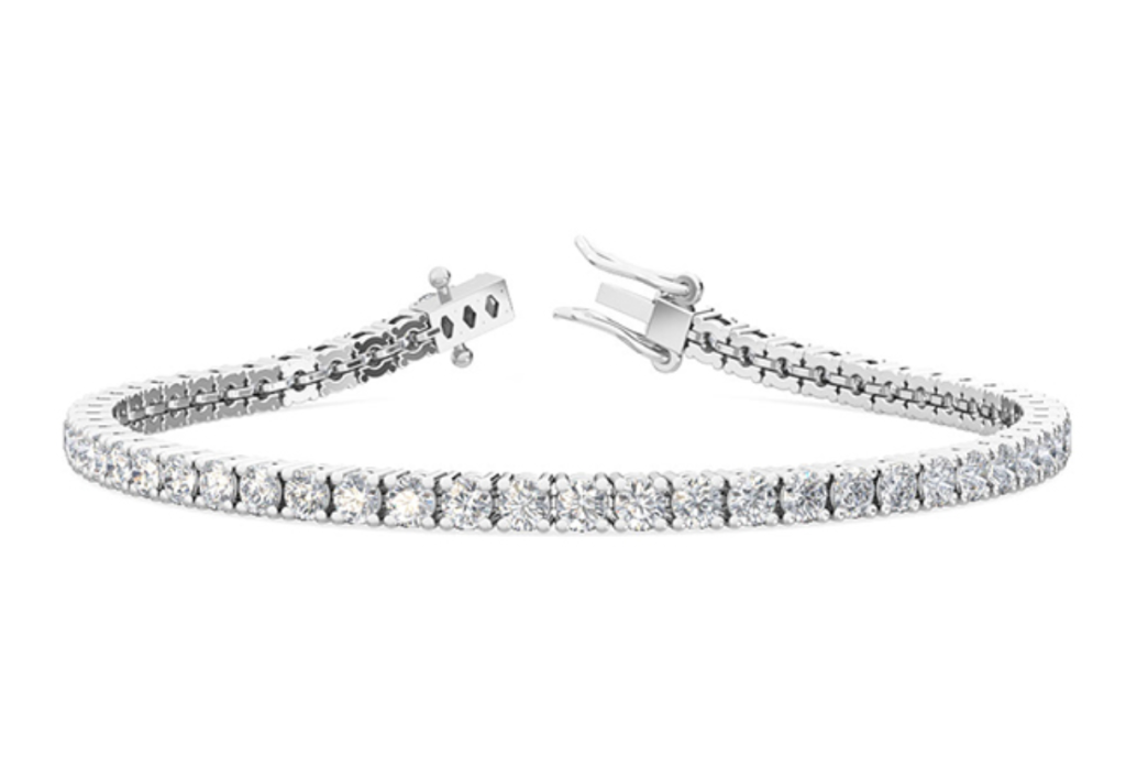 Round Diamond Tennis Bracelet (15.95 ct Diamonds) in Platinum – Beauvince  Jewelry