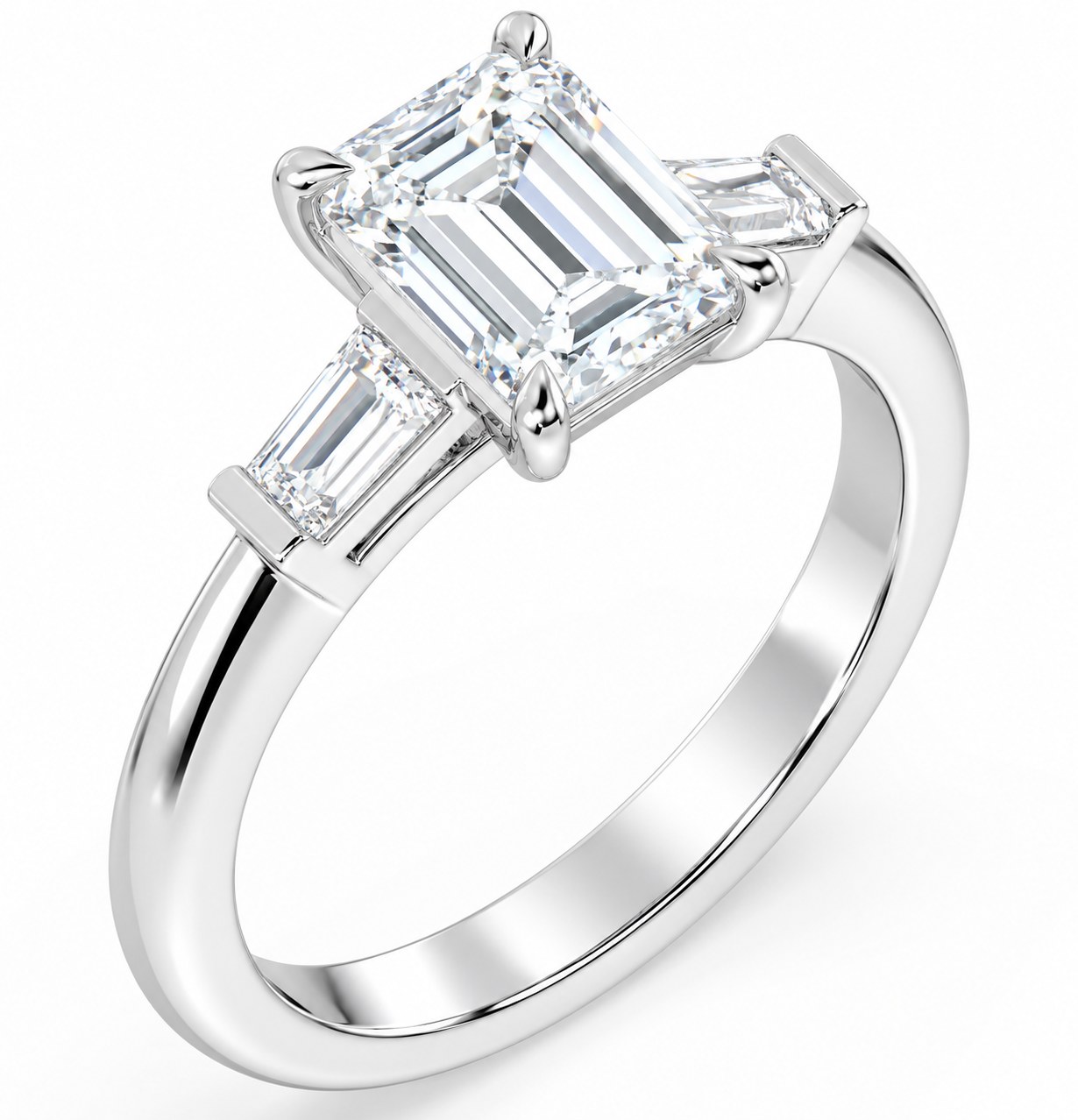 emerald-cut-diamond-trilogy-ring-platinum