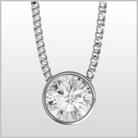 Lucia Round White Gold