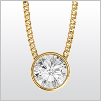 Lucia Round Yellow Gold