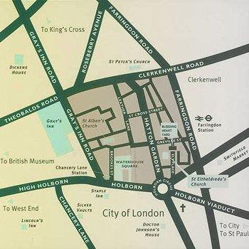 Hatton garden map